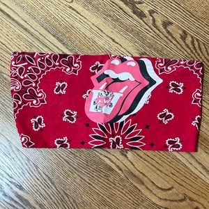 Wisconsin bandana top